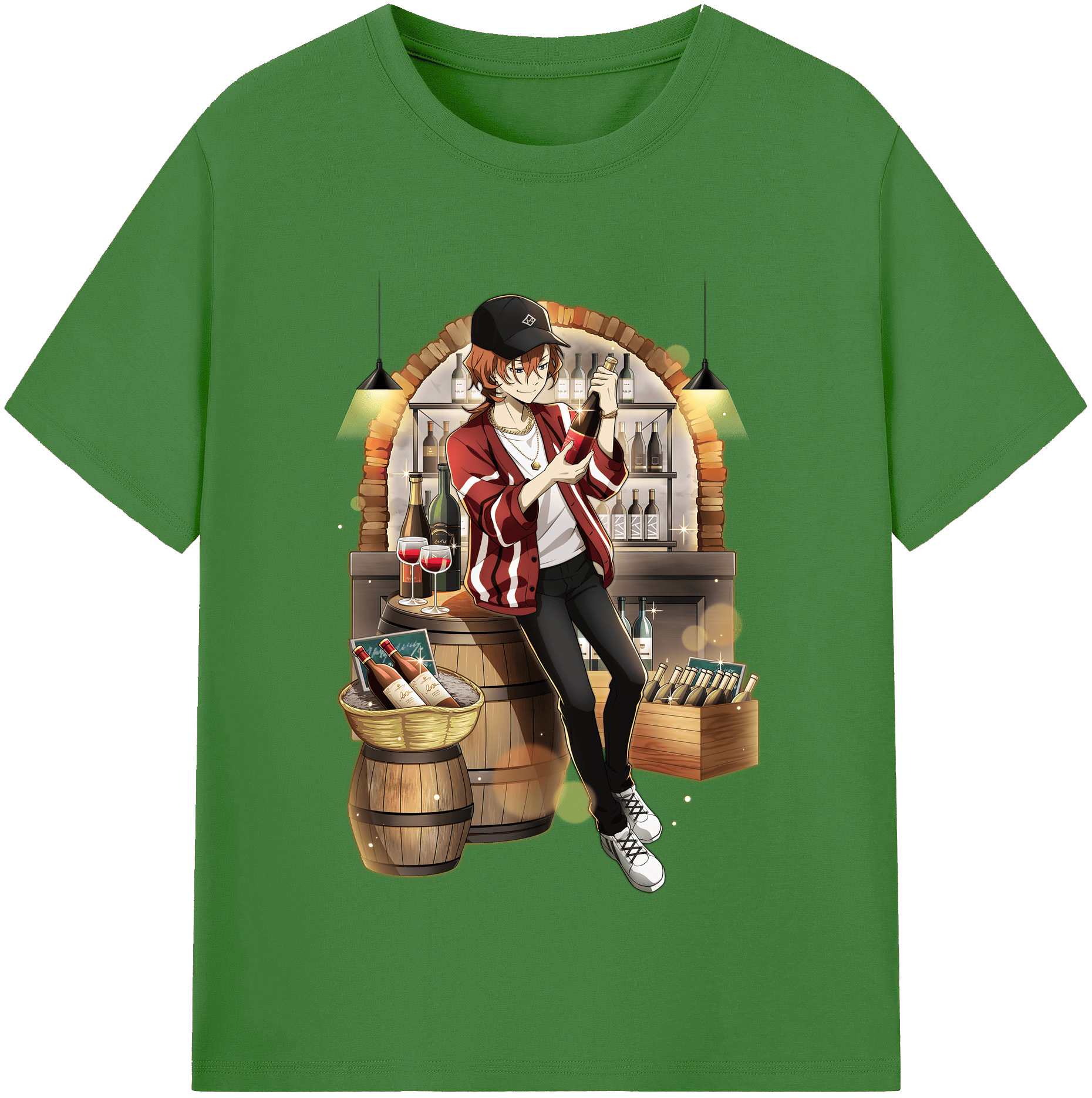 （画像用） 文豪ストレイドッグス Bungo Stray Dogs レディースカジュアルプリントTシャツ（綿100％）